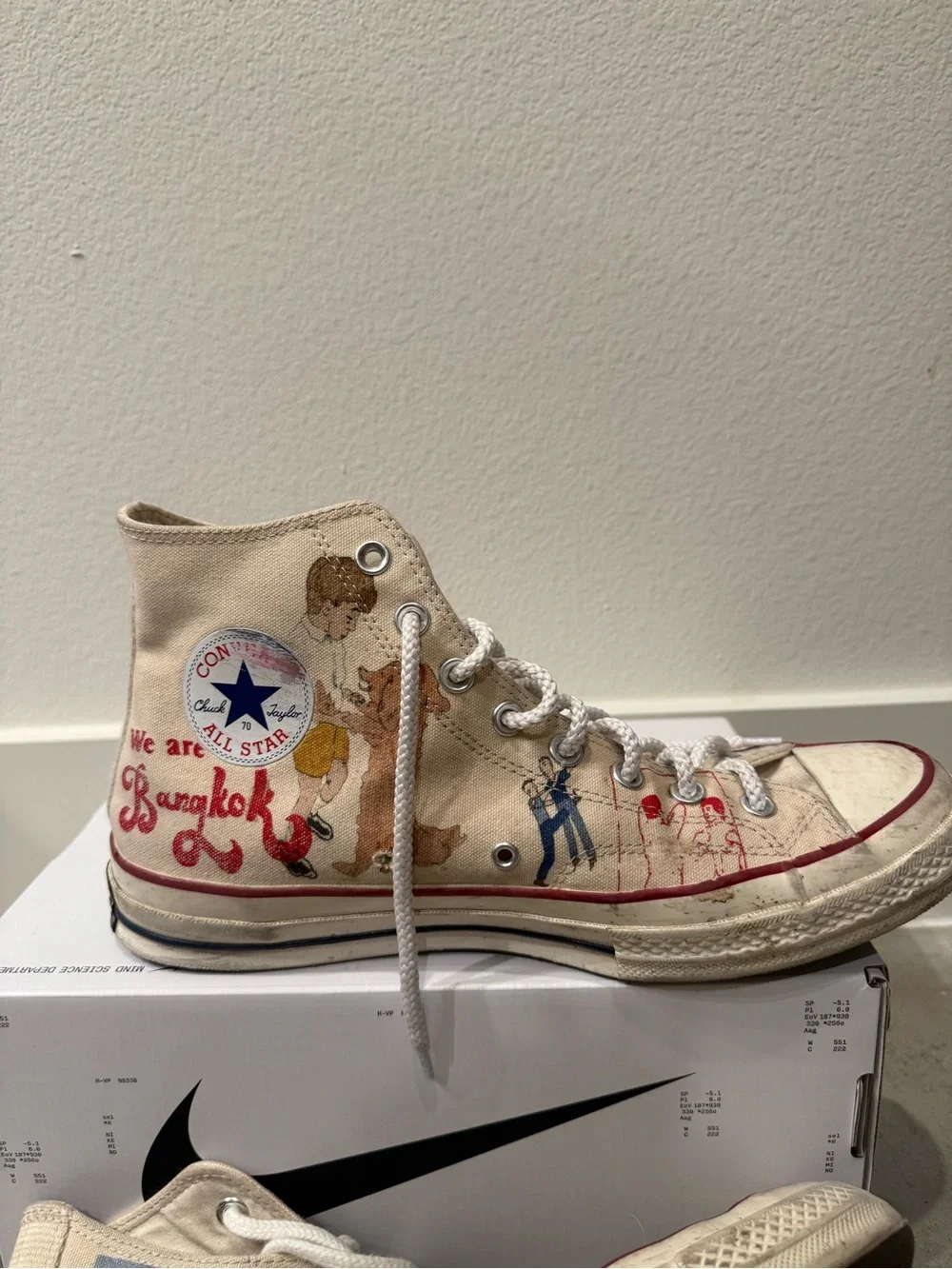 Tyler the Creator x Stephen McMullen Coverse Artiest Series Art Sneakers 10 - Picture 3 of 10